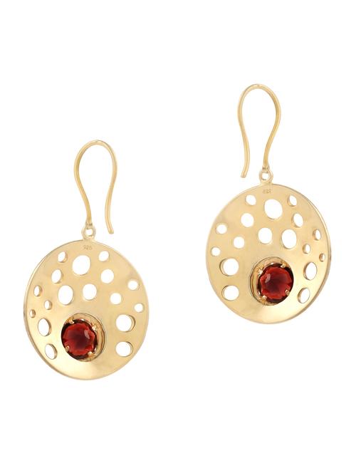 red sterling silver earrings - 10000002 - Very Small Image - 1