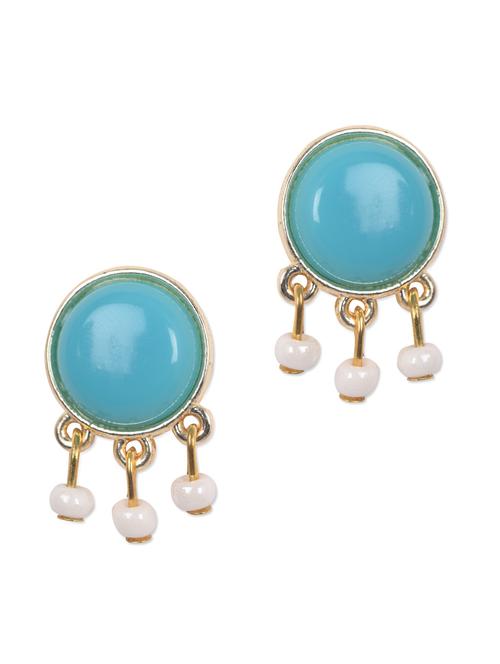 Blue stone studs - 1000351 - Very Small Image - 1
