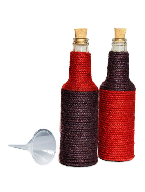 jute dori wrapped mocktail server set - 1000456 - Very Small Image - 1