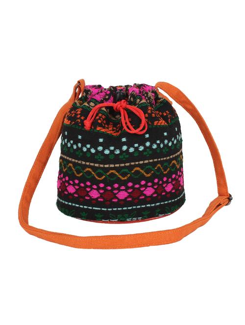 multi-colored canvas potli - 10008115 - Very Small Image - 1