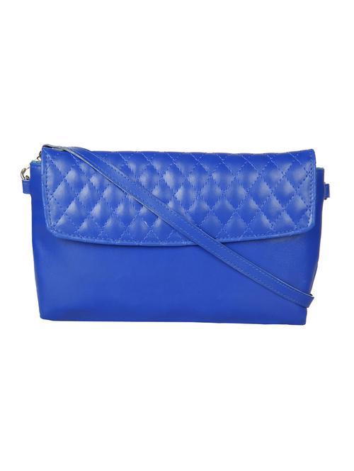 blue leatherette sling bag - 10008165 - Very Small Image - 1