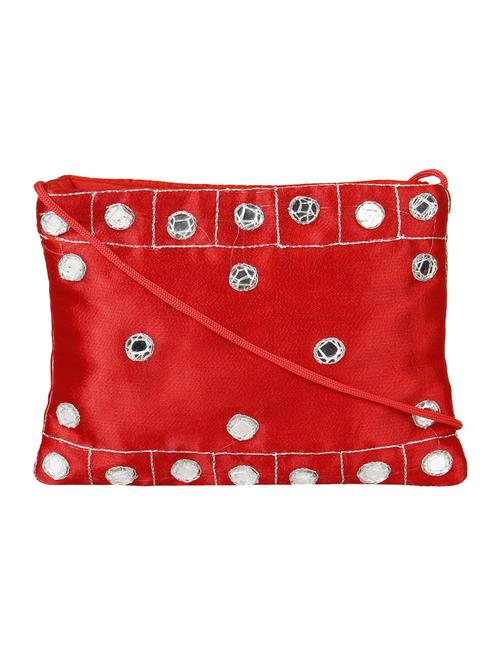 red organza sling bag - 10008177 - Very Small Image - 1
