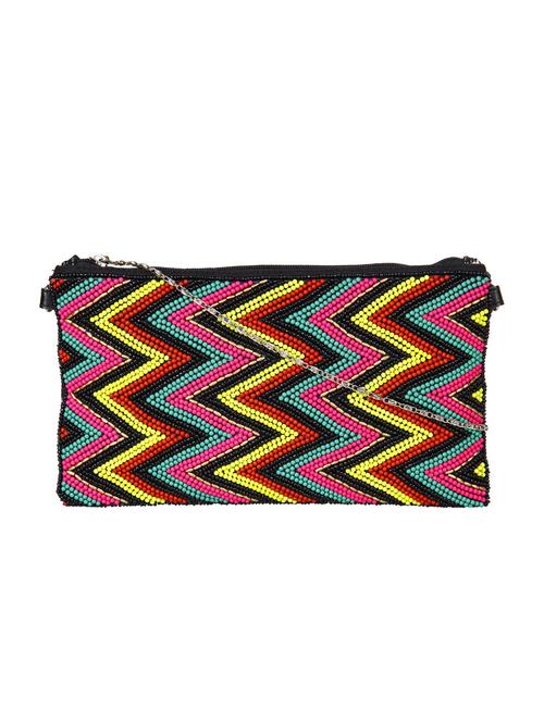 multi-colored bead clutch - 10008182 - Very Small Image - 1