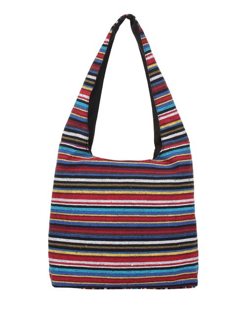multi-colored canvas shopping bag - 10008211 - Very Small Image - 1