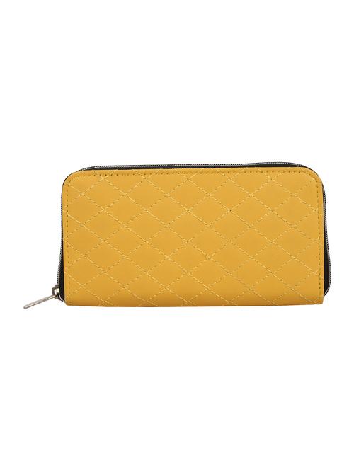 yellow leatherette wallets & card holder - 10008232 - Very Small Image - 1