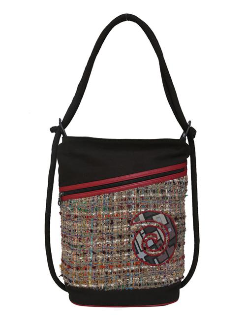 multi-colored canvas shopping bag - 10008286 - Very Small Image - 1