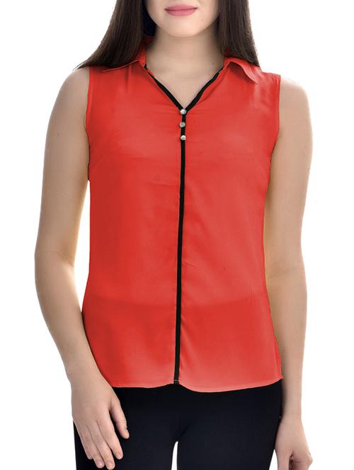 contrast piping detail top - 10010117 - Very Small Image - 1