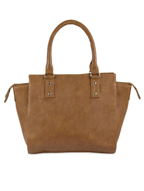 brown faux leather handbag - 1001169 - Very Small Image - 1