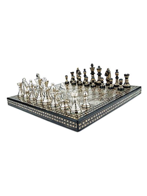 chessncrafts brass carving in a box chess board - 10022877 - Very Small Image - 1
