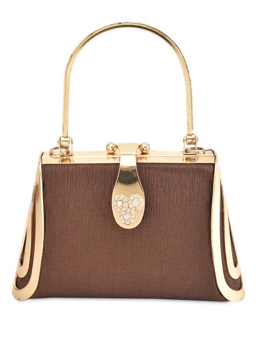 coffee metal clutch - 10038031 - Very Small Image - 1