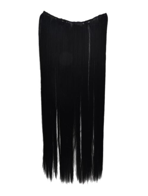 dazzle collections clip on off synthetic straight black hair extension 22'' - 10043893 - Very Small Image - 1