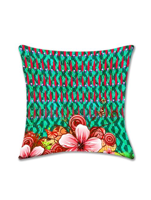 cushion pallete floral digital printed cushion cover (16x16) - 10059804 - Very Small Image - 1