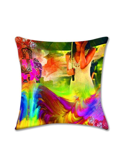 cushion pallete abstract digital printed cushion cover (16x16) - 10059839 - Very Small Image - 1