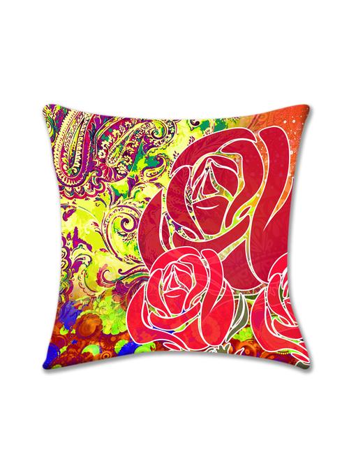 cushion pallete red digital printed cushion cover (16x16) - 10059850 - Very Small Image - 1