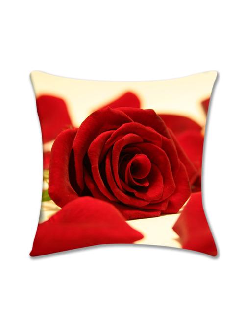 cushion pallete 3d red rose cushion cover (16x16) - 10059935 - Very Small Image - 1