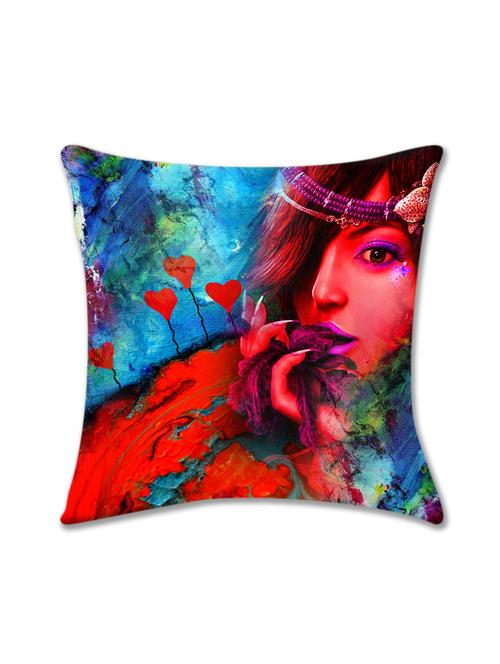 cushion pallete abstract face cushion cover (16x16) - 10059963 - Very Small Image - 1