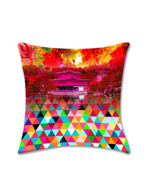 cushion pallete abstract digital printed cushion cover (16x16) - 10059975 - Very Small Image - 1