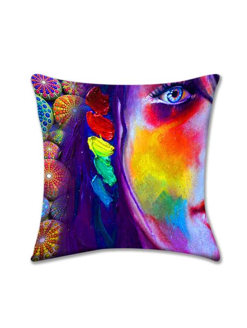 cushion pallete 3d abstract face cushion cover (16x16) - 10059990 - Very Small Image - 1