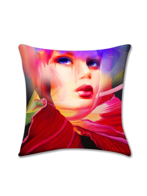 cushion pallete 3d abstract face cushion cover (16x16) - 10059991 - Very Small Image - 1
