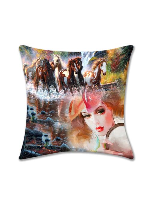 cushion pallete 3d abstract face cushion cover (16x16) - 10059994 - Very Small Image - 1