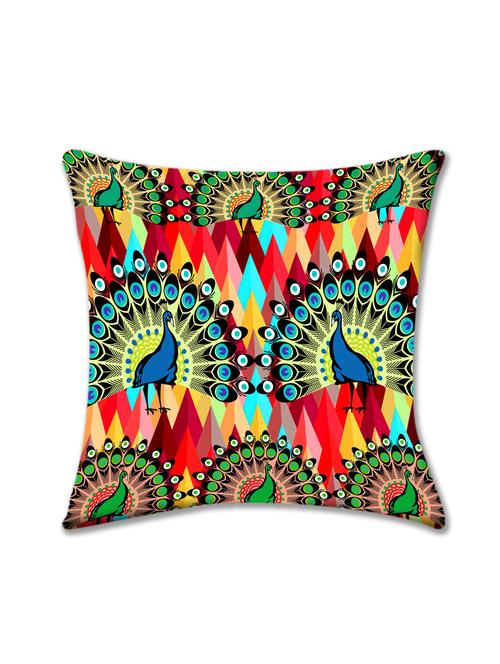 cushion pallete peacock cushion cover (16x16) - 10059999 - Very Small Image - 1