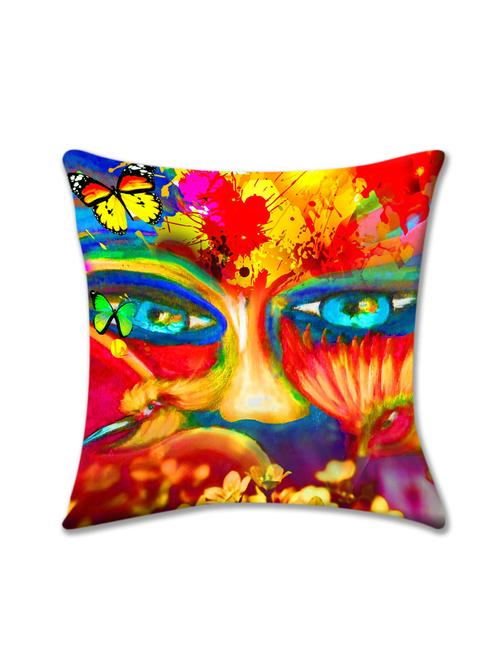 cushion pallete 3d abstract face cushion cover (16x16) - 10060008 - Very Small Image - 1