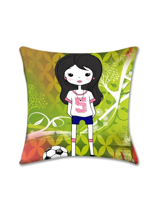 cushion pallete 3d girl cushion cover (16x16) - 10060046 - Very Small Image - 1