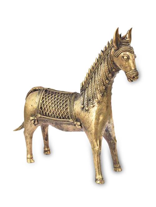 the divine animal "horse" (20 cm x 11.5 cm x 5.8 cm ) - 10060844 - Very Small Image - 1