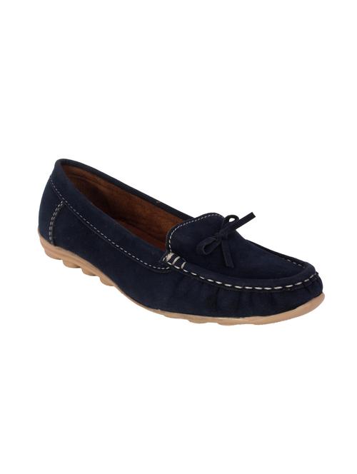 blue leatherette loafers & mocassins - 10073999 - Very Small Image - 1