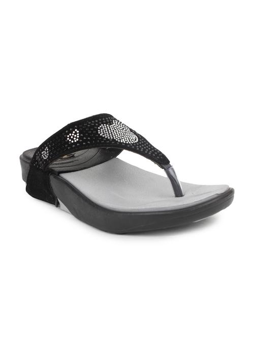 black rubber platform wedges - 10077187 - Very Small Image - 1