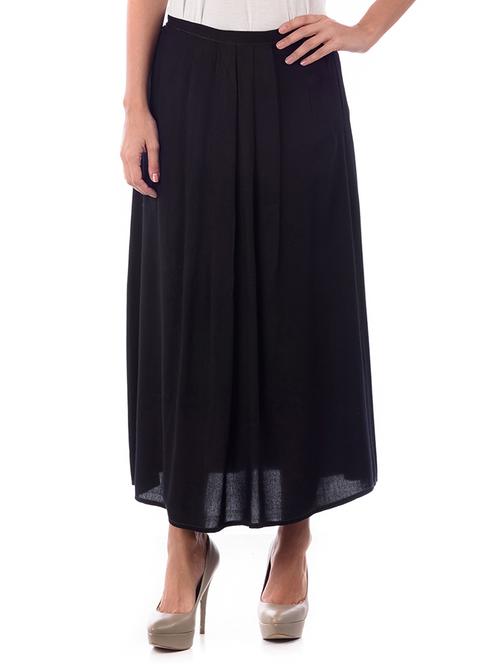 black rayon skirts - 10079590 - Very Small Image - 1