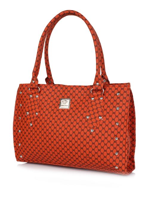 tan leatherette handbag - 10080225 - Very Small Image - 1