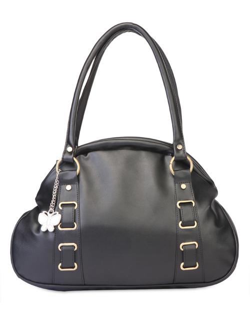 Black leatherette handbag - 1008118 - Very Small Image - 1