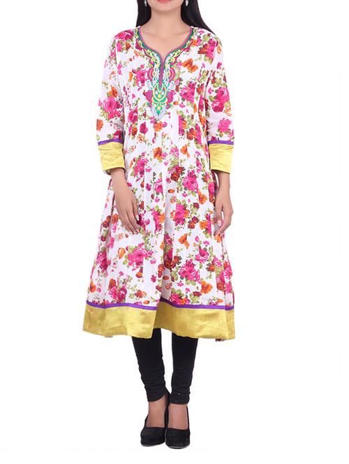multi color cotton kurta - 10082373 - Very Small Image - 1