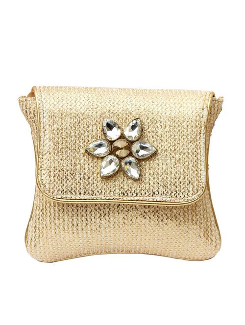 brown brocade clutch - 10083973 - Very Small Image - 1