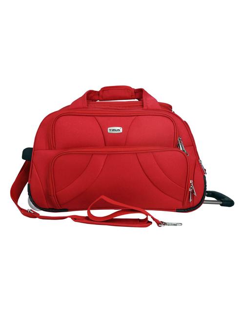 timus red wheel duffle trolley bag - 10084579 - Very Small Image - 1