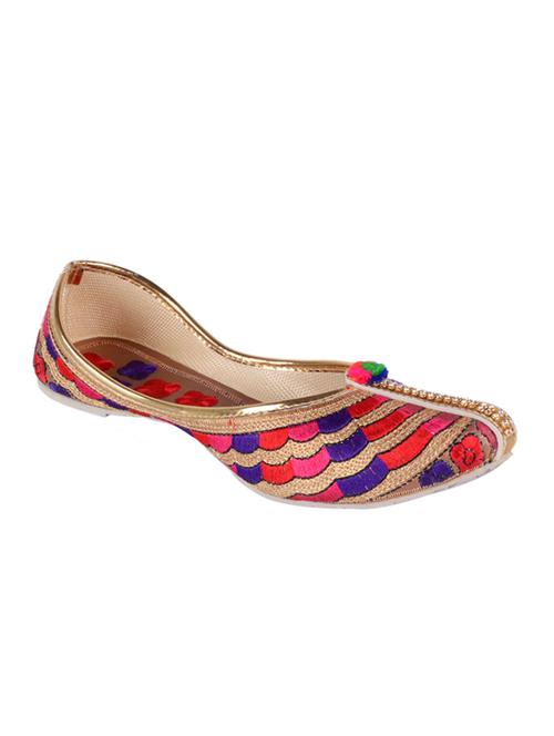 multicolor crepe jutis & mojaris - 10084758 - Very Small Image - 1