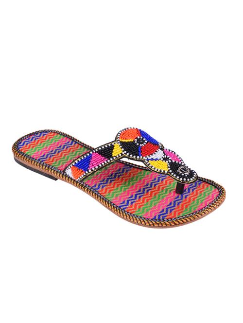 multicolor cotton sandals - 10084801 - Very Small Image - 1