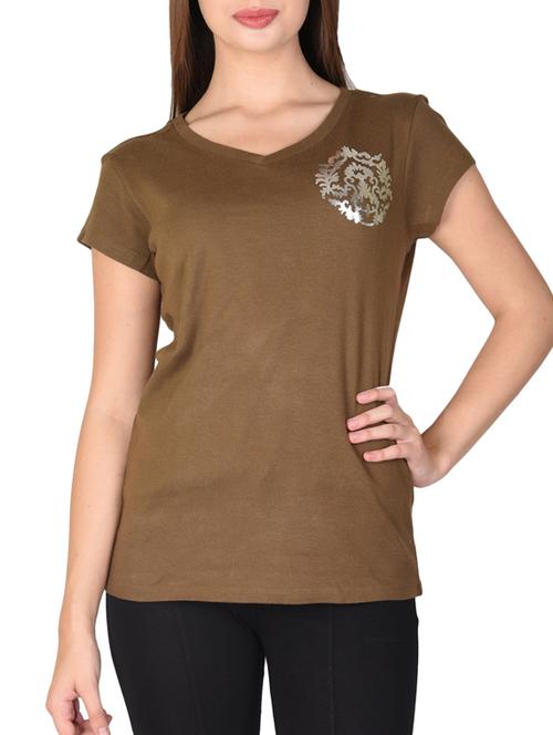 olive green cotton top - 10088536 - Very Small Image - 1