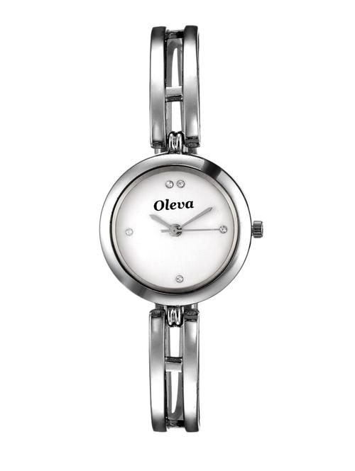 Oleva Stainless Steel Women's Analog Watch OSW-17- Silver - 10093043 - Very Small Image - 1