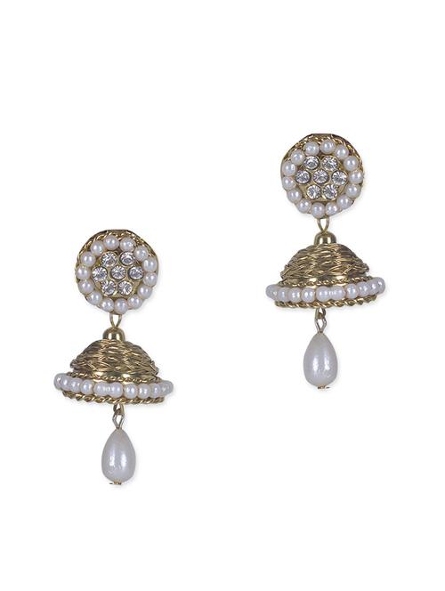gold metal alloy earring - 10093206 - Very Small Image - 1