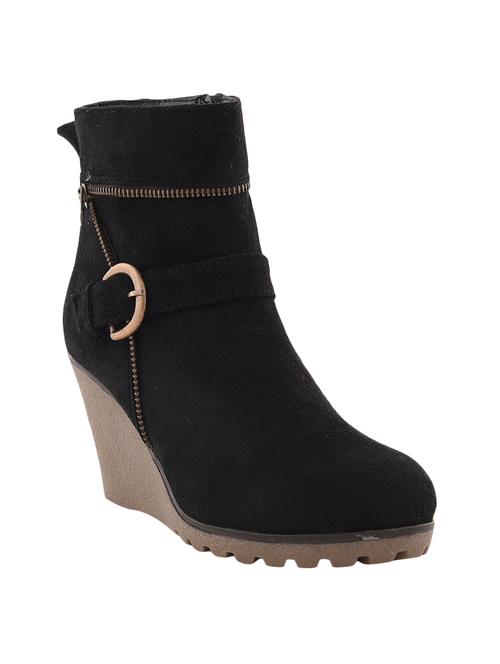 black suede ankle boot - 10096247 - Very Small Image - 1