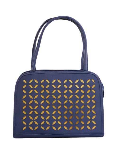 blue leatherette handbag - 10097894 - Very Small Image - 1