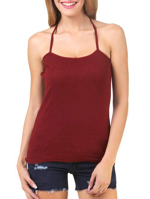 q-rious maroon camisole - 10110077 - Very Small Image - 1