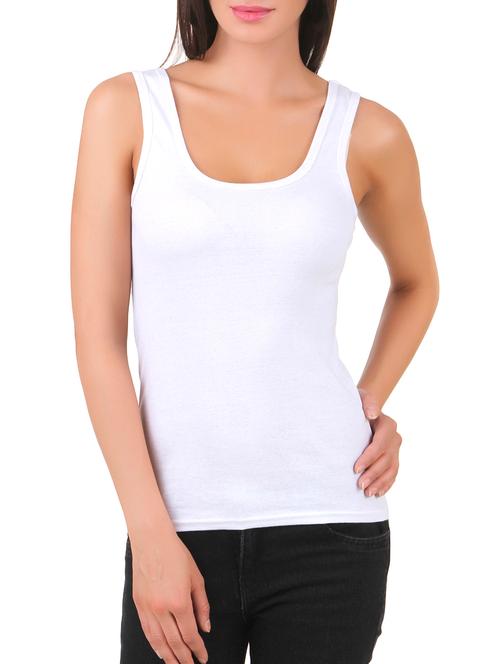 q-rious white camisole - 10110100 - Very Small Image - 1