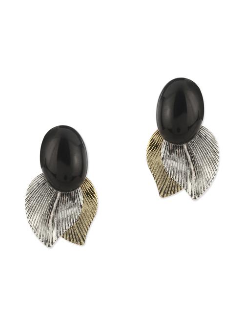 black metal alloy earring - 10116924 - Very Small Image - 1