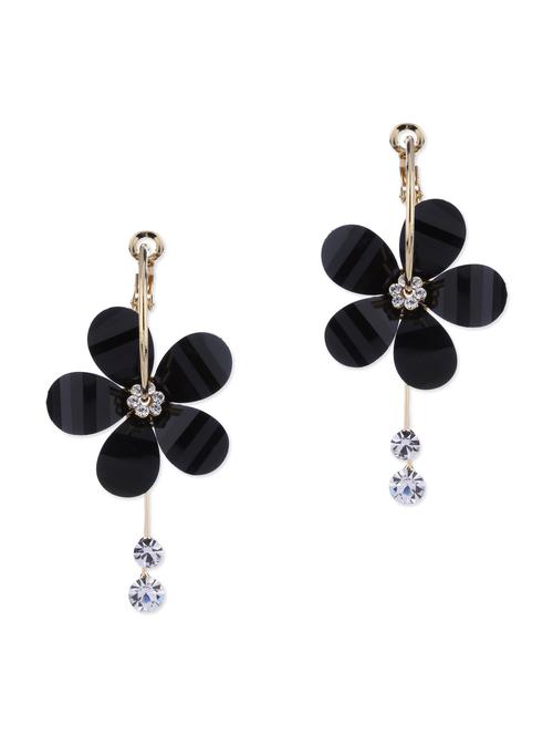 black metal alloy earring - 10116945 - Very Small Image - 1