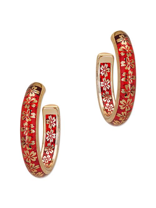 red copper earring - 10119236 - Very Small Image - 1