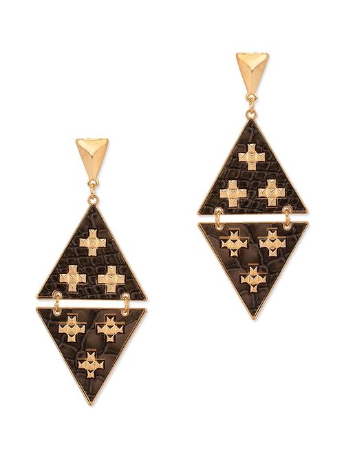 brown copper earring - 10119415 - Very Small Image - 1