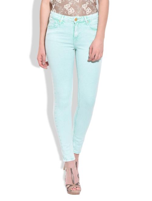 green elastane 2 %, cottonalgodon 98 % jeans - 10123723 - Very Small Image - 1